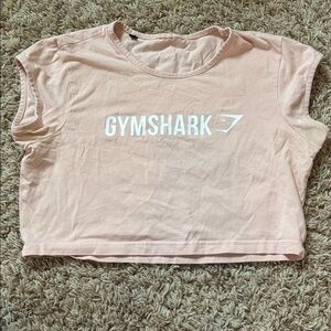Gymshark Blush Pink Cropped Tee